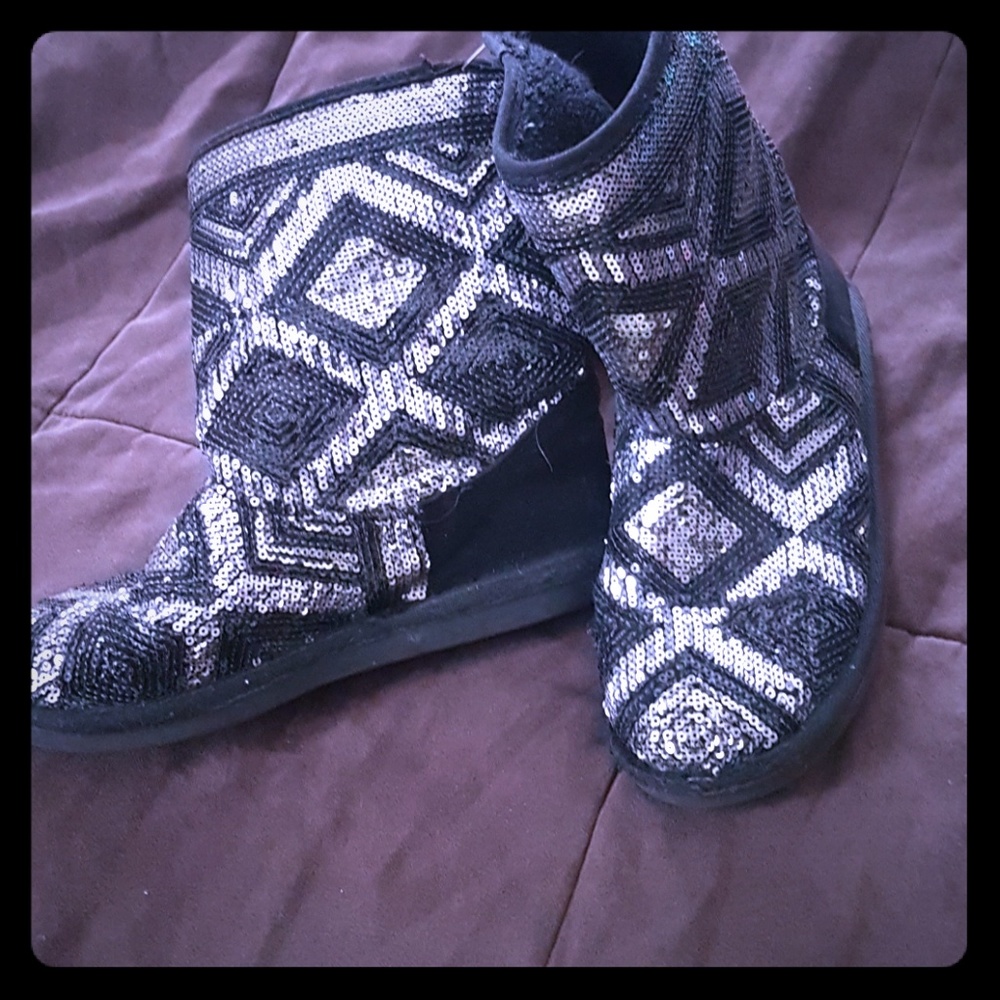 Kids sequin justice fall/winter boots